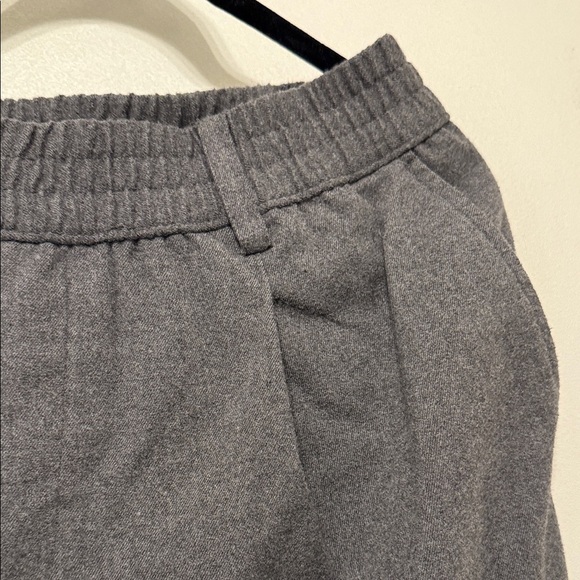 ON 34th Gray Elastic Waist Pants Women’s  Sz L Minimalist Loose Fit Comfy - Picture 3 of 13